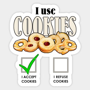 I use COOKIES Sticker